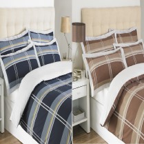 LUXURY YORK DESIGN EASY CARE POLY COTTON DUVET COVER BED SET