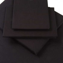 Percale Pair of House Wife Pillowcases in BLACK