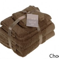 Chocolate Brown 6 Piece 650gsm Egyptian Cotton Towel Bale