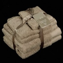 Latte 6 Piece 650gsm Egyptian Cotton Towel Bale