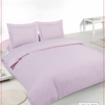 Luxury 180 Thread Count Gingham Check Bed Set PINK Duvet Cover + Pillowcases